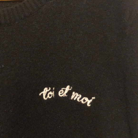 Garage Black Long Sleeve Super Soft Sweater.. - Picture 3 of 4